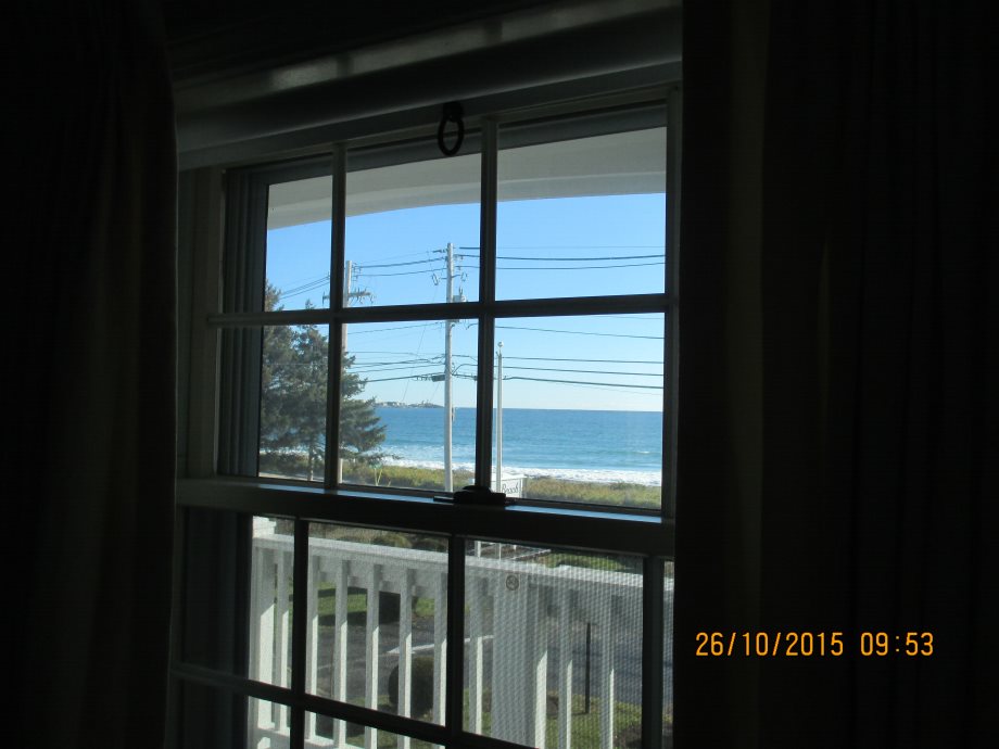 Beautiful view of the ocean from the room windows